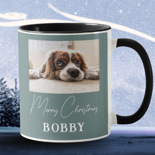 Hunde Foto Minimalistisch Frohe Weihnachten Tasse