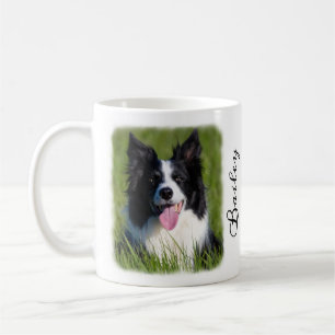 Hunde-Foto mit Individuelle Name und Zitat an verb Kaffeetasse