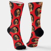 Hunde Foto Niedlich & modern Socken (Gewinkelt)