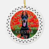 Hunde Foto Ornament - Personalisierter Pet Keepake (Vorne)