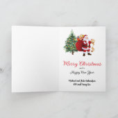 Hunde Foto Personalisieren Name Weihnachten (Innenseite)