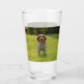 Hunde Foto Personalisiert 2 Seite Glas (Rückseite)