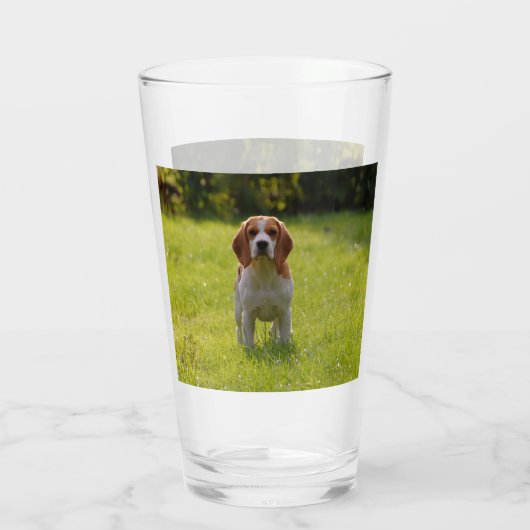 Hunde Foto Personalisiert 2 Seite Glas (Rückseite)