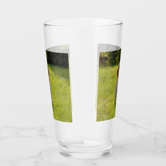 Hunde Foto Personalisiert 2 Seite Glas (Rechts)