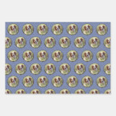 Hunde Foto Personalisiert Geschenkpapier Set (Vorderseite 2)