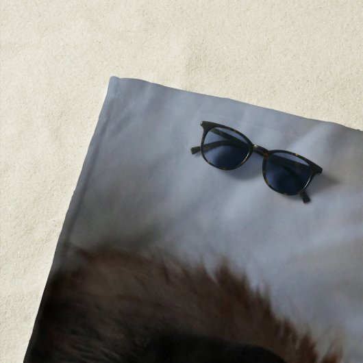 Hunde Foto Personalisiertes Badetuch (Beispiel)