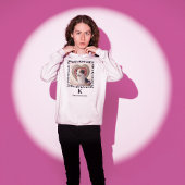 Hunde-Foto-Pfeile drucken Monogramm und geben Pers Hoodie