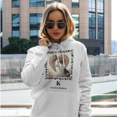 Hunde-Foto-Pfeile drucken Monogramm und geben Pers Hoodie