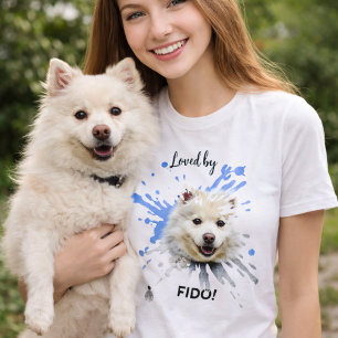 Hunde Foto Spritzen Spaß Spaß Liebe T-Shirt