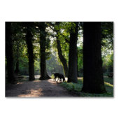 Hunde-Foto-Tischkarten Tischnummer (Rückseite)