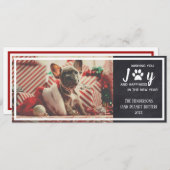 Hunde Foto Weihnachtskarte Weihnachten Weihnachten (Vorne/Hinten)