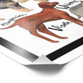 Hunde Fotodruck (Ecke)