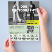 Hunde-Fotograf-Flugblatt Flyer (Hand)