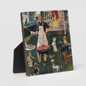 Hunde Fotoplatte (Vorderseite)