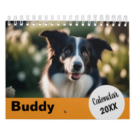 Hunde Fotos Haustiere Jahr Orange benutzerdefinier Kalender