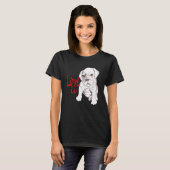 Hunde Französisch Bulldog Liebe ist Sprichwort Bul T-Shirt (Vorne ganz)