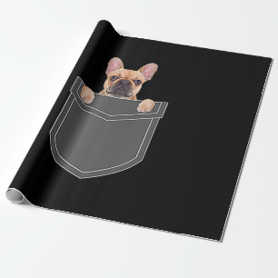 Hunde   Französischer Bulldog in meinem Pocket-Bek Geschenkpapier
