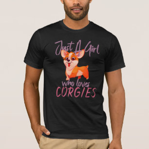 Hunde Frauen nur ein Mädchen, die Lieben Corgies T-Shirt