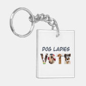 Hunde Frauen wählen Schlüsselkette Schlüsselanhänger (Vorderseite links)