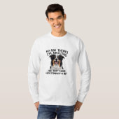 Hunde-Freuden-Zitat T-Shirt (Vorne ganz)