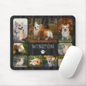 Hunde-Freund Mutter Vater Foto-Collage Mousepad (Mit Mouse)