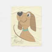 Hunde freundlich fleecedecke (Vorderseite)