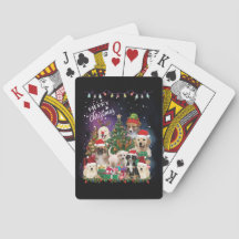 Hunde frohe Weihnachtslicht