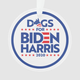 HUNDE FÜR BIDEN HARRIS 2020 ORNAMENT