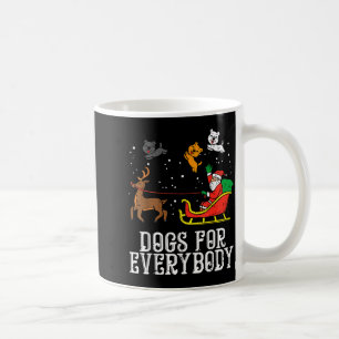 Hunde für jeden Weihnachtsmann Lustiges Weihnachte Kaffeetasse