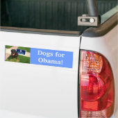 Hunde für Obama! Autoaufkleber (Auf Lkw)