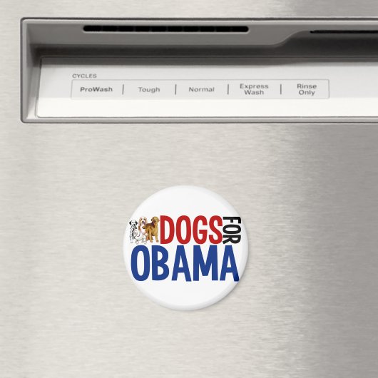 Hunde für Obama Magnet (In Situ (Geschirrspüler))