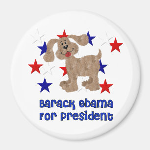 Hunde für Obama Magnet