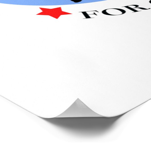 Hunde für Obamas Poster (Ecke)