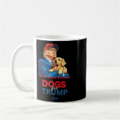 Hunde für Trump Kaffeetasse (Links)