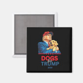 Hunde für Trump Magnet (Vorderseite/Rückseite)