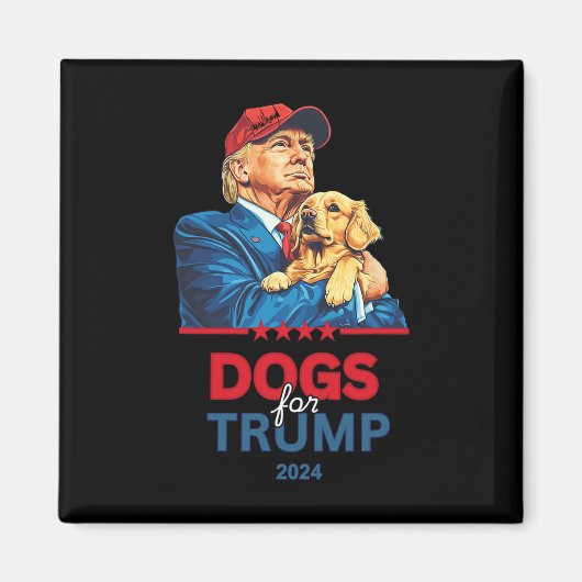 Hunde für Trump Magnet (Vorne)