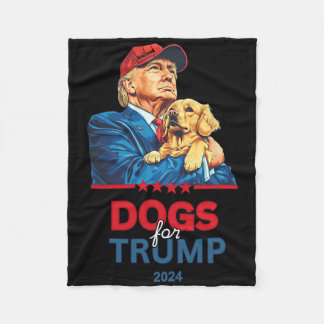 Hunde für Trump Trump Fleecedecke
