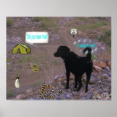 Hunde-Furz Poster (Vorne)