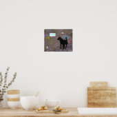 Hunde-Furz Poster (Küche)