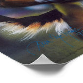 Hunde Fußball spielen Poster (Ecke)