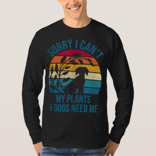 Hunde Gärten Pflanze Lover & Dogs Gärtner Garten T-Shirt