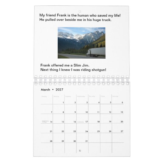 Hunde geben Storybook-Kalender nie auf Kalender (Mär 2027)