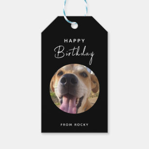 Hunde Geburtstagspartei Custom Pet Foto Geschenkanhänger