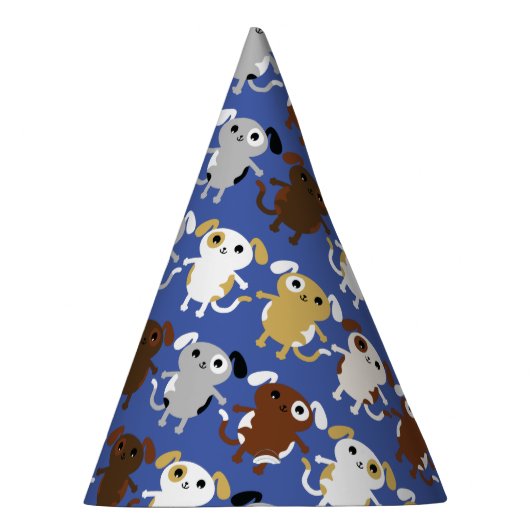 Hunde Geburtstagsparty Kinder Partyhütchen (Rechts)