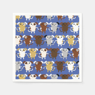 Hunde Geburtstagsparty Kinder Serviette