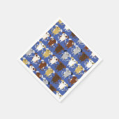 Hunde Geburtstagsparty Kinder Serviette (Ecke)