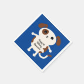 Hunde Geburtstagsparty Kinder Serviette (Ecke)