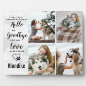 Hunde-Gedächtnis für den Verlust von Erinnerungen  Fotoplatte (Vorderseite)