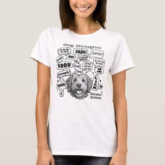 Hunde Gedanken - Goldendoodle T-Shirt