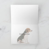 Hunde Gedanken und Gebete Karte (Innenseite)